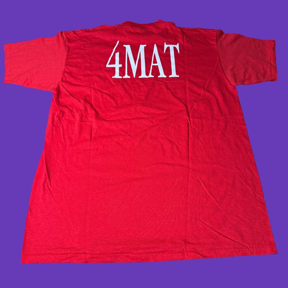 4Mat Learning Take It Personally Mens XL Graphic T Shirt Training Education 90s